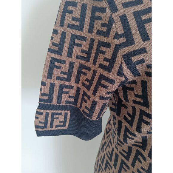 Fendi Printed Midi Length Dress - Picture 3 of 10